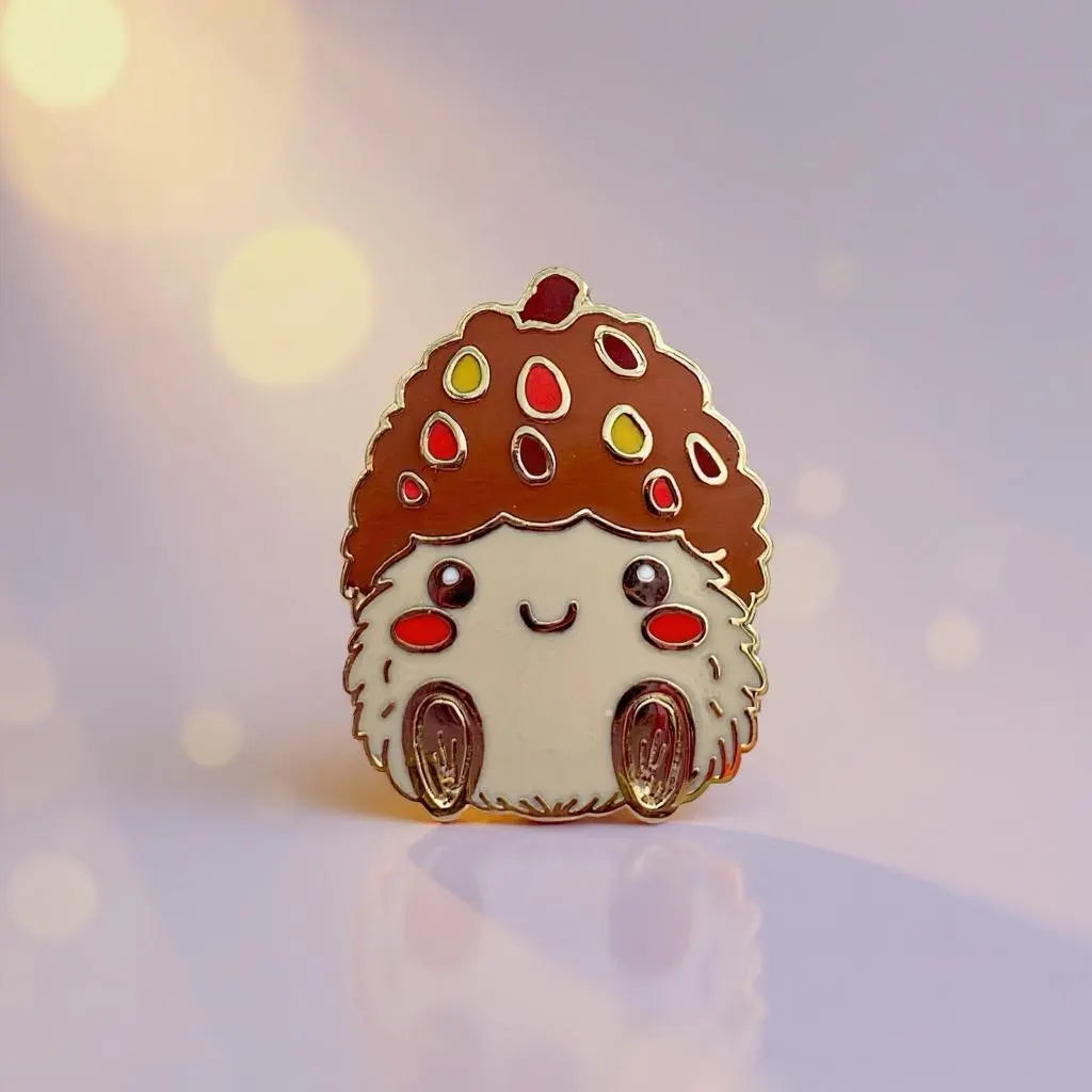 Fall Acorn, kawaii enamel pin