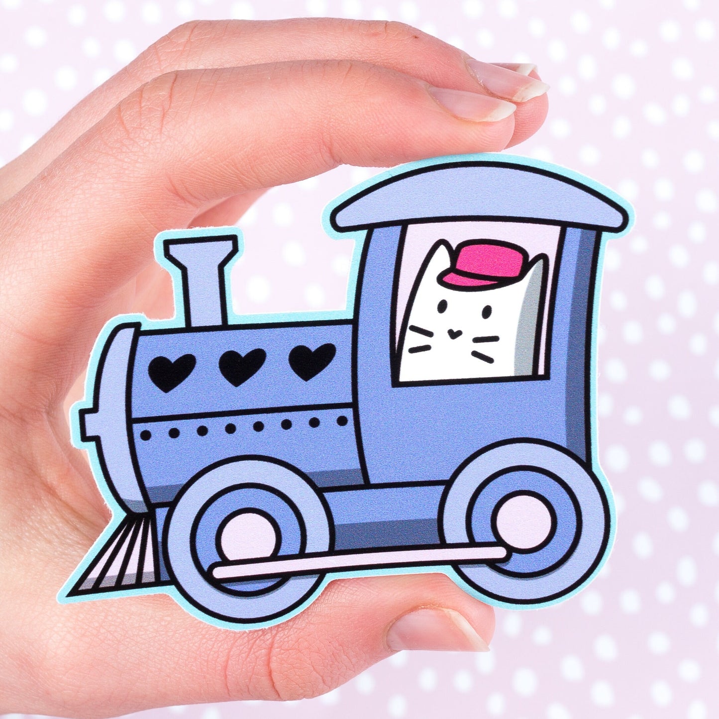 Kitty Choo Choo Sticker