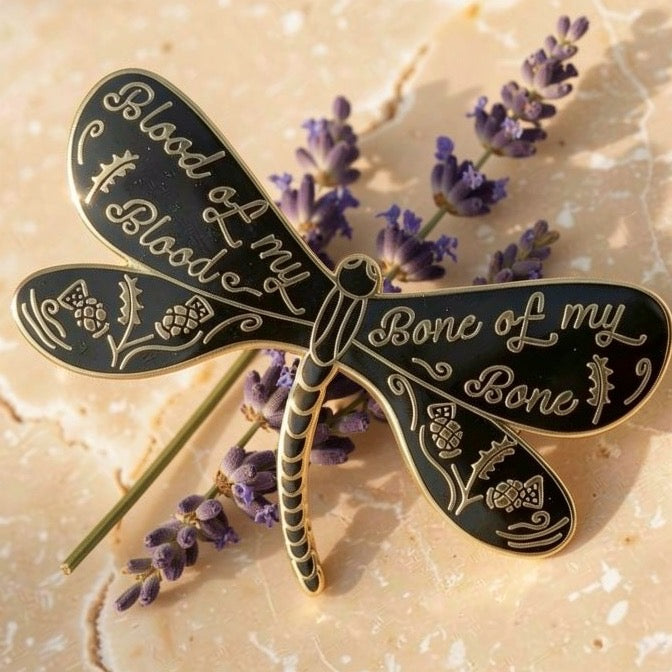 Dragonfly Promise, Outlander enamel pin