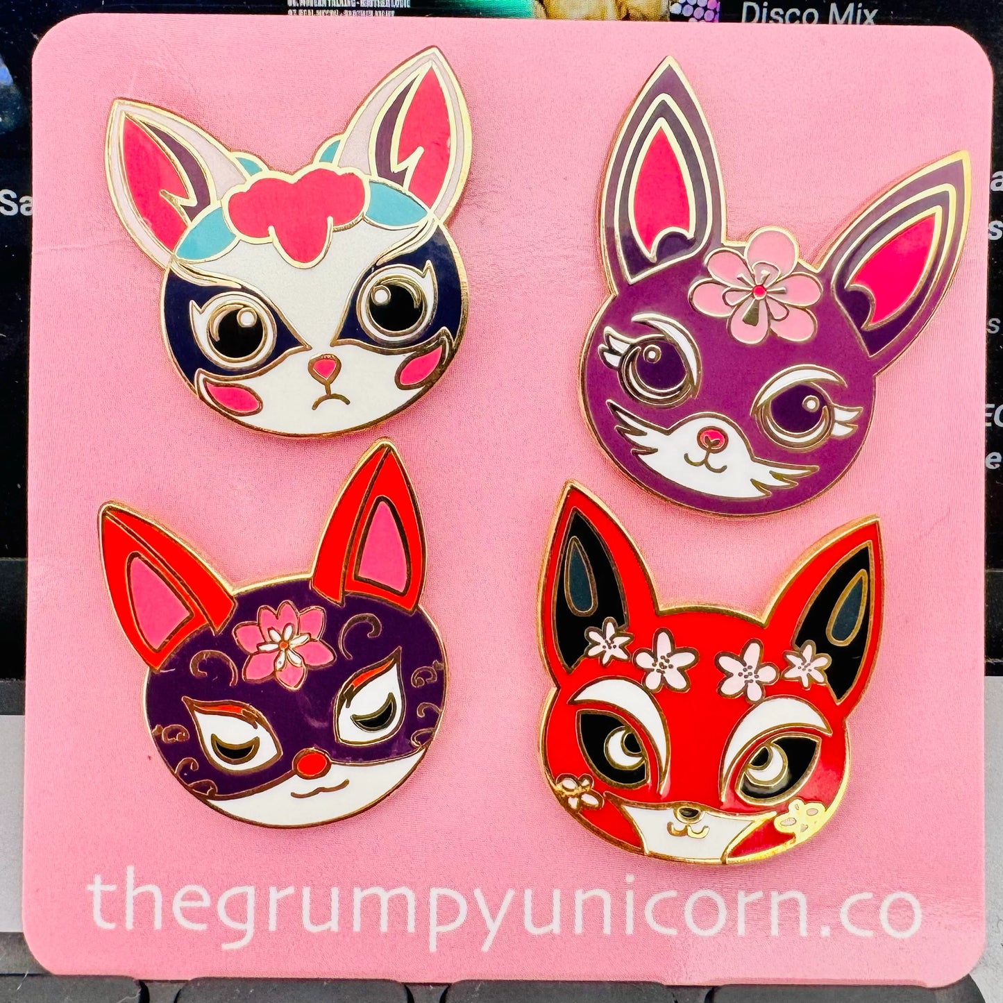 Four Animal Mask Set