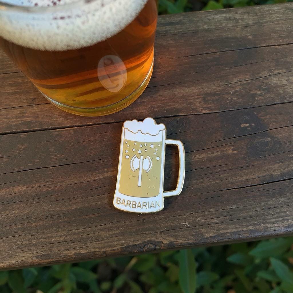 Barbarian Vessel, D&D enamel pin