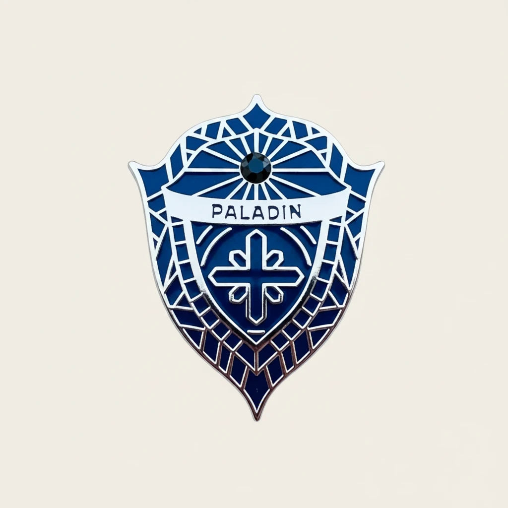 Paladin Class, D&D enamel pin