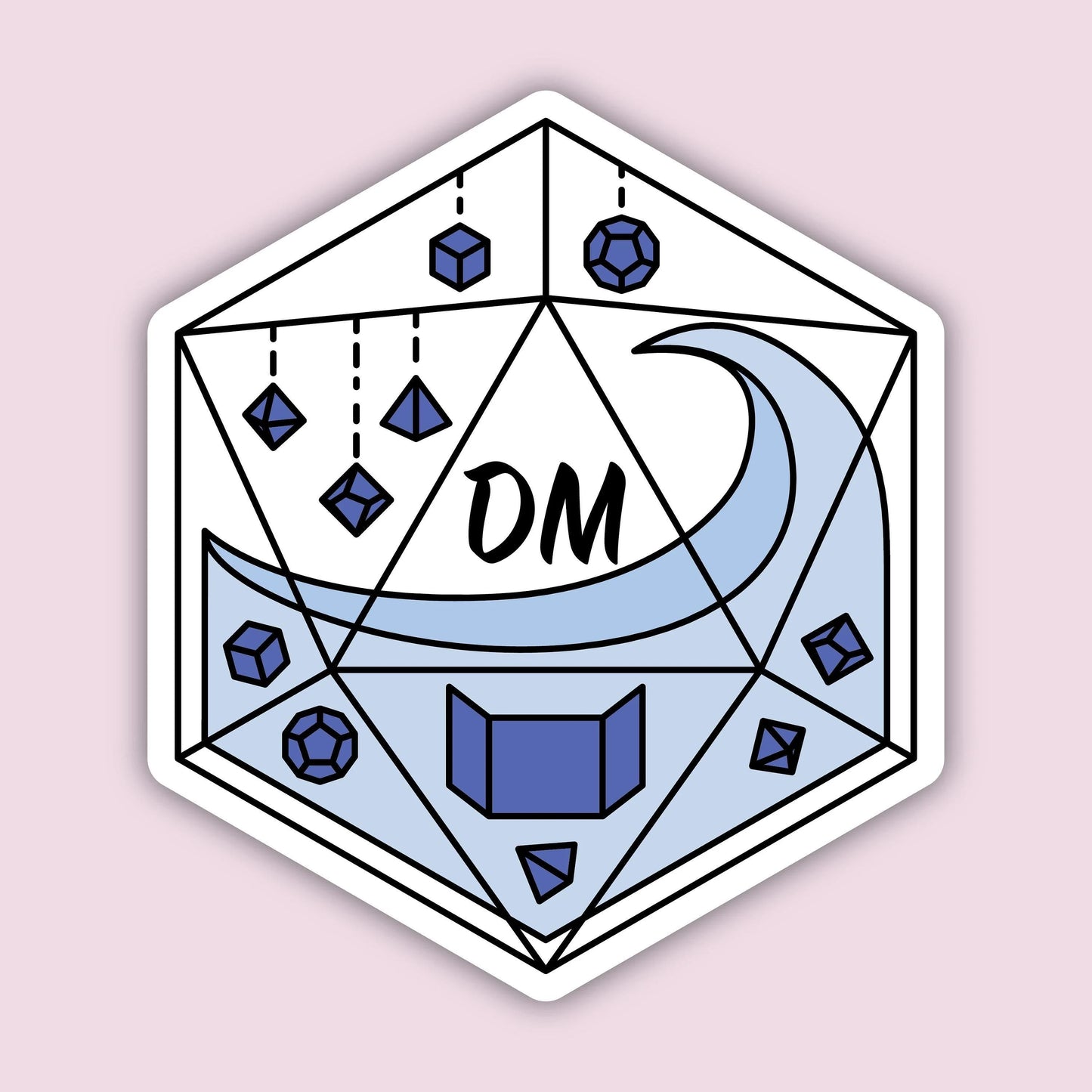 Dungeon Master Vessel Sticker, D&D sticker