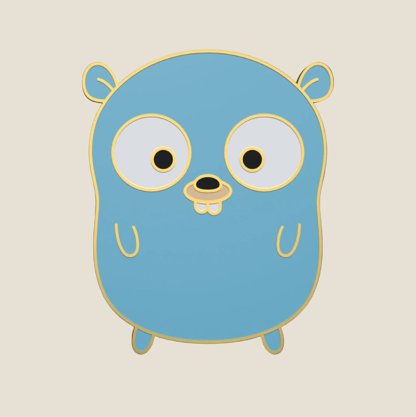 Greg Gopher Pin, enamel pin