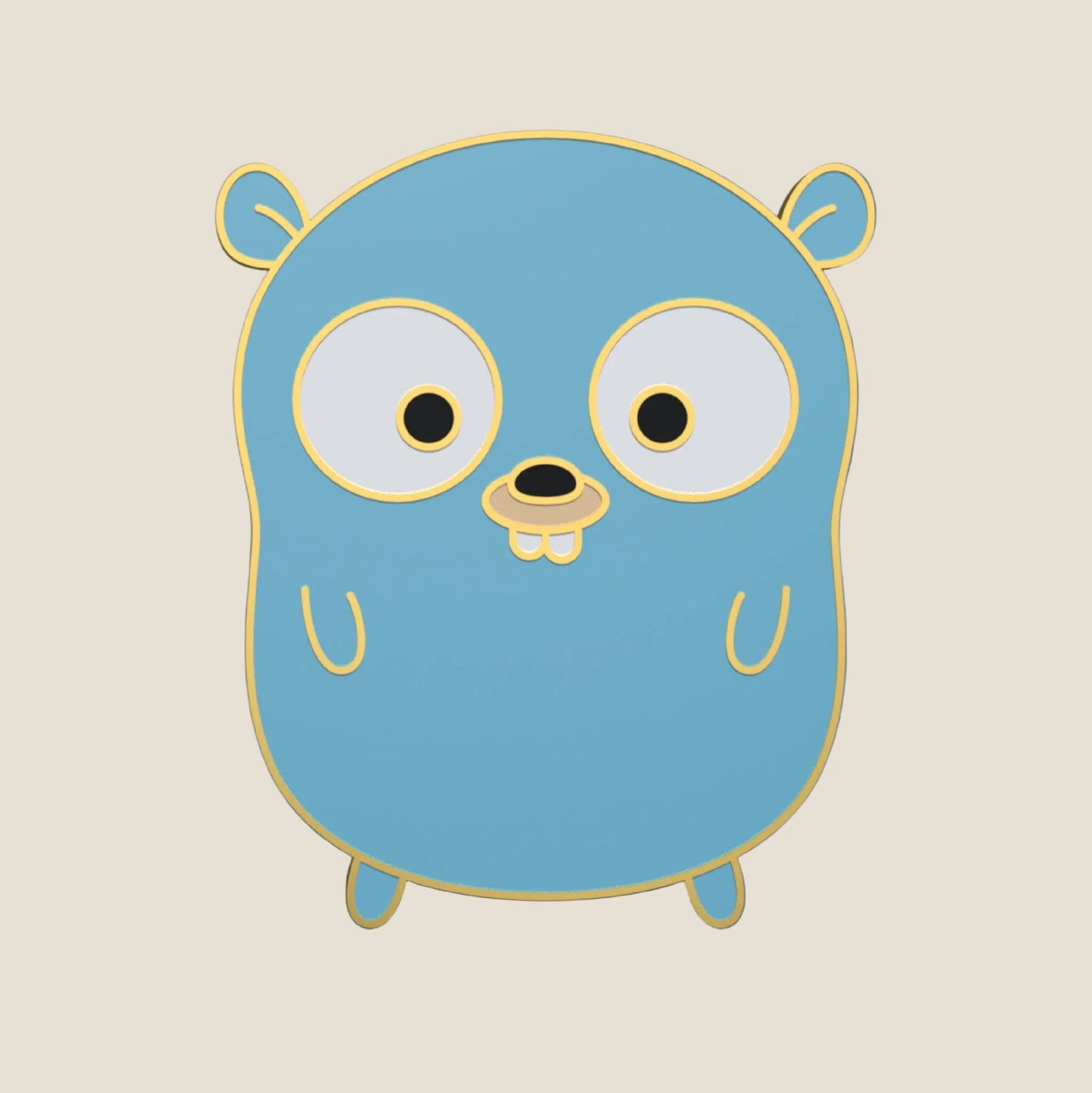 Greg Gopher Pin, enamel pin