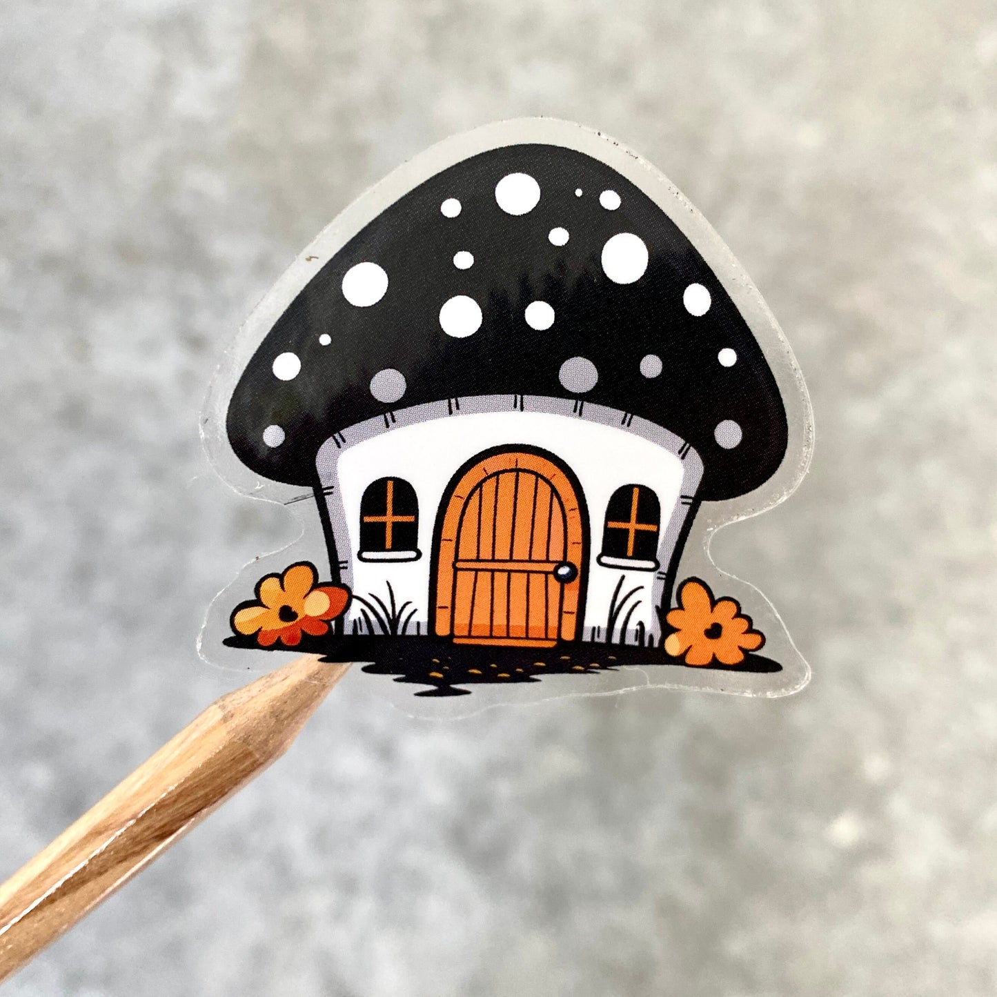 Mushroom House Sticker