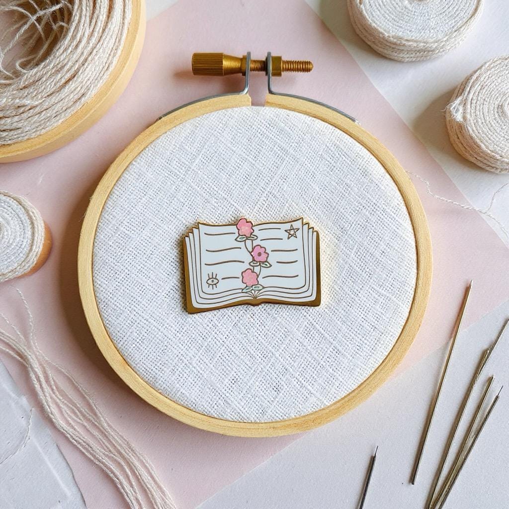 Witch Book Needle Minder
