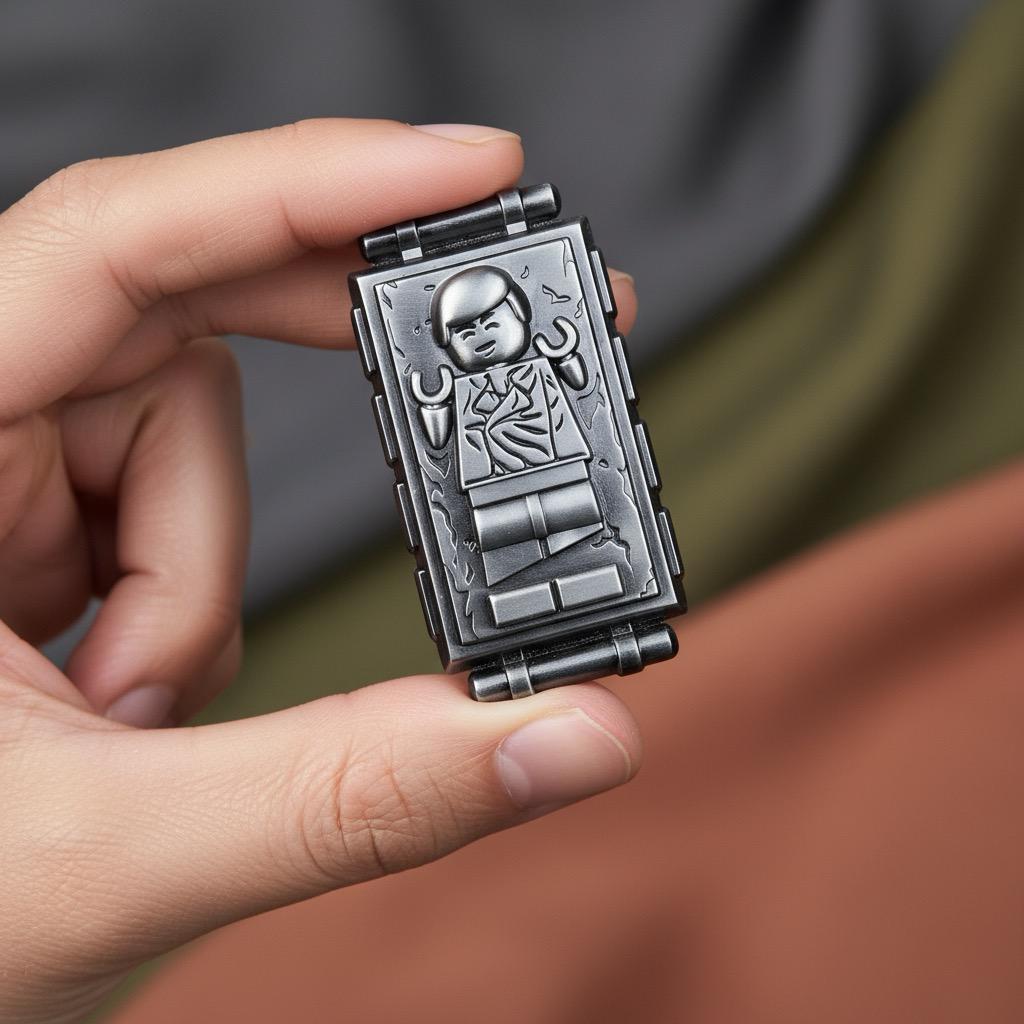 Lego Carbonite Han Solo, Star Wars enamel pin