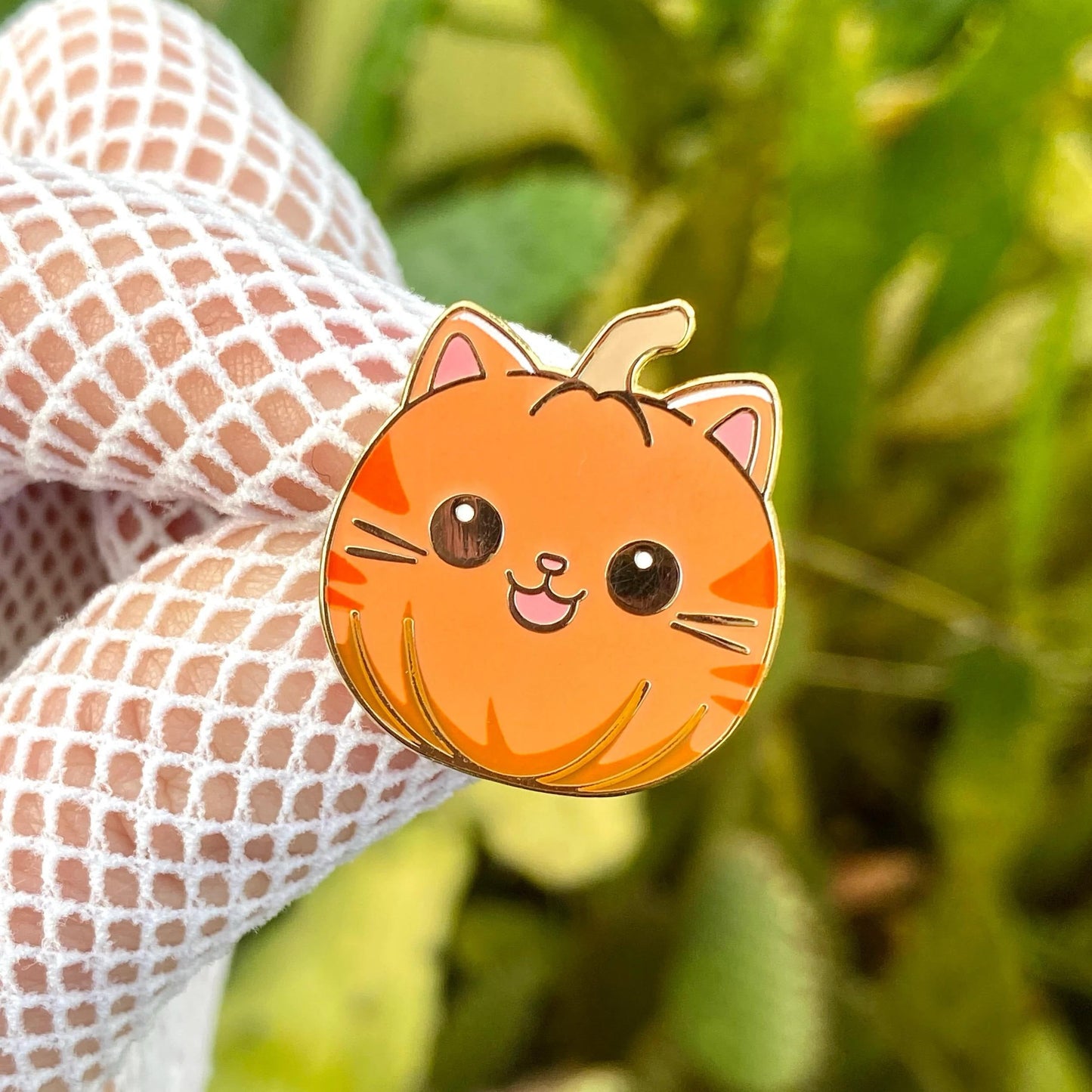 Pus-kin, witchy enamel pin