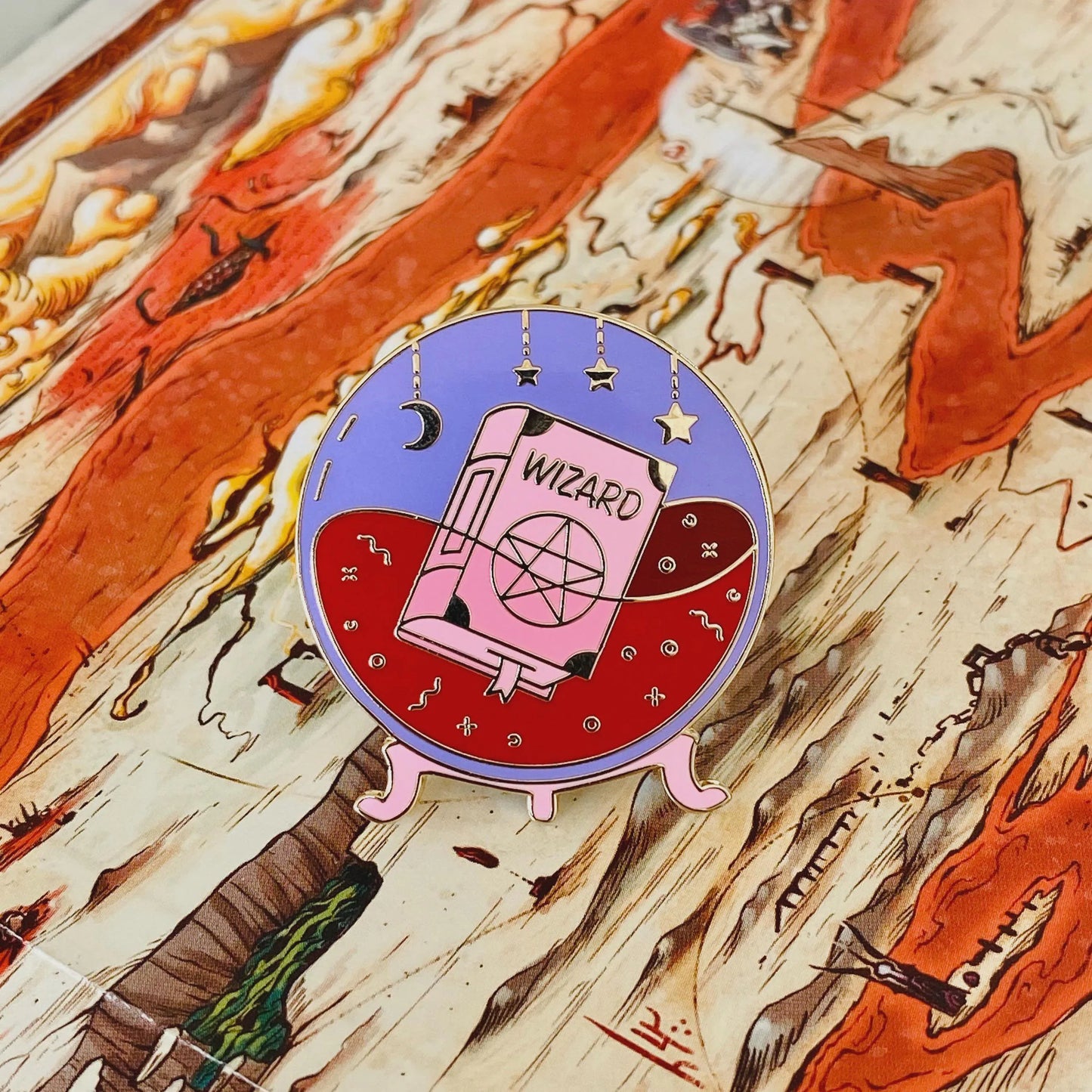 Wizard Vessel, D&D enamel pin