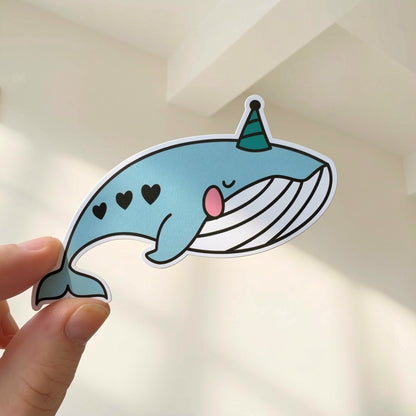 Party Whale Sticker