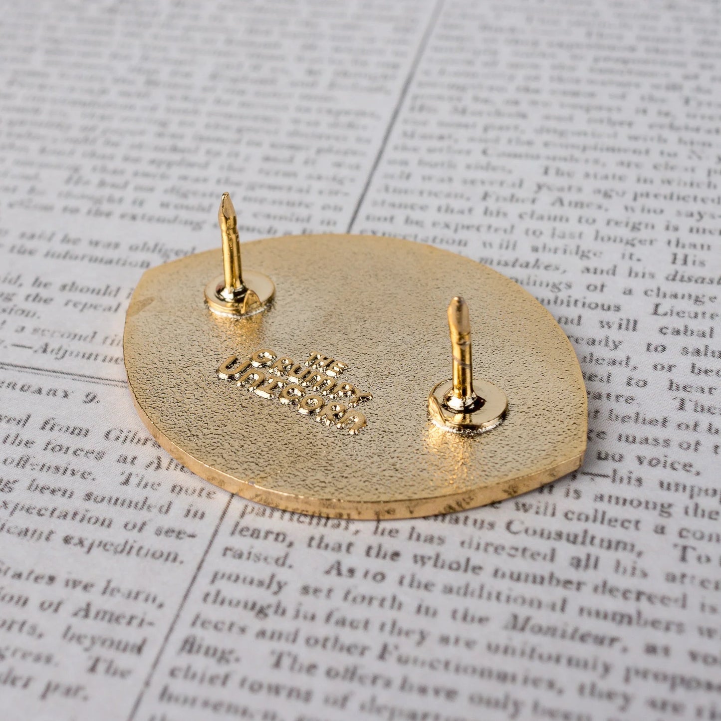 Never Be Ashamed, literary enamel pin