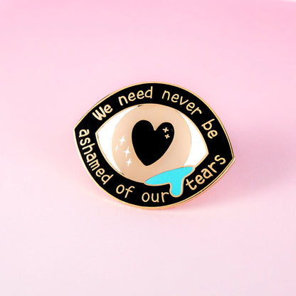 Never Be Ashamed, literary enamel pin