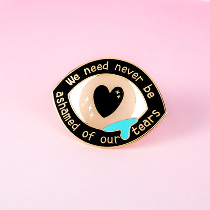 Never Be Ashamed, literary enamel pin