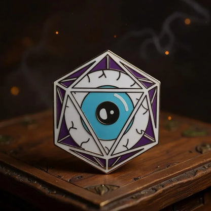 Eye Dice, D&D enamel pin