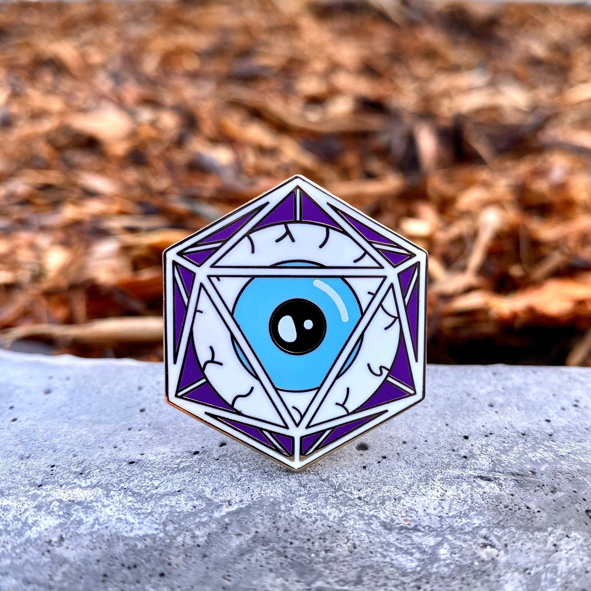 Eye Dice, D&D enamel pin