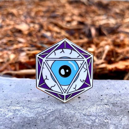Eye Dice, D&D enamel pin