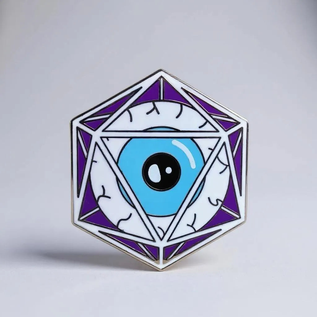 Eye Dice, D&D enamel pin