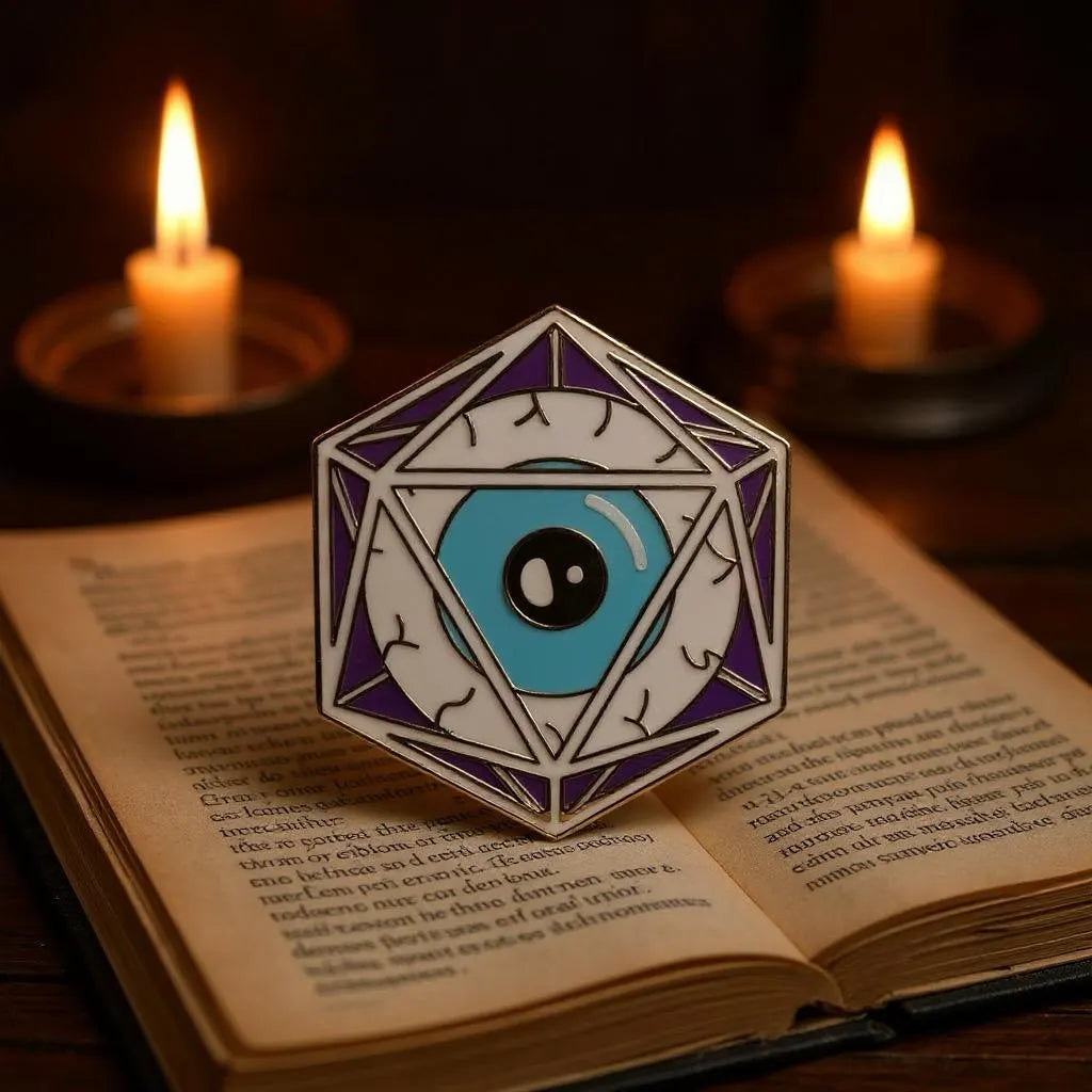 Eye Dice, D&D enamel pin