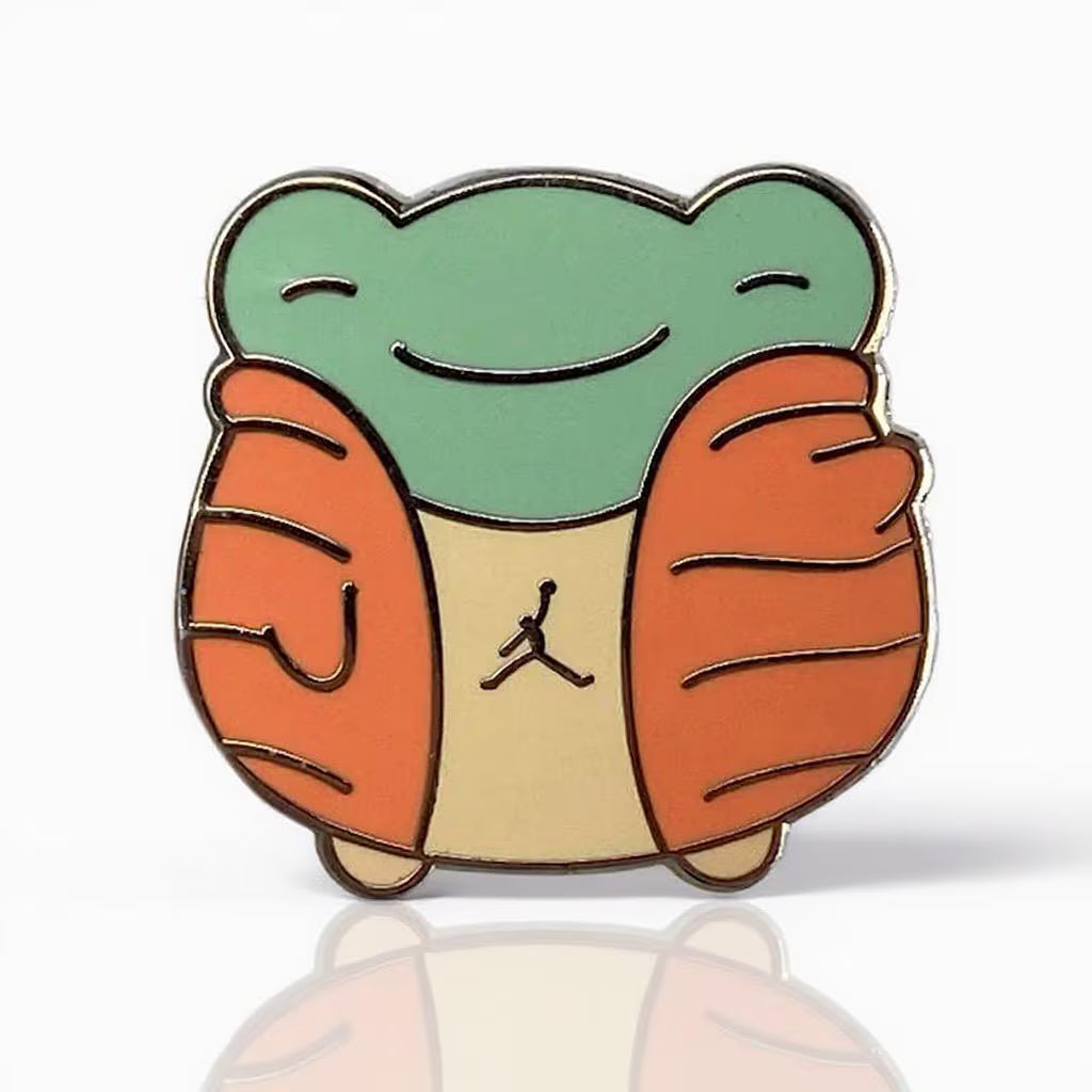 Frog Dilemma Set, frog enamel pin