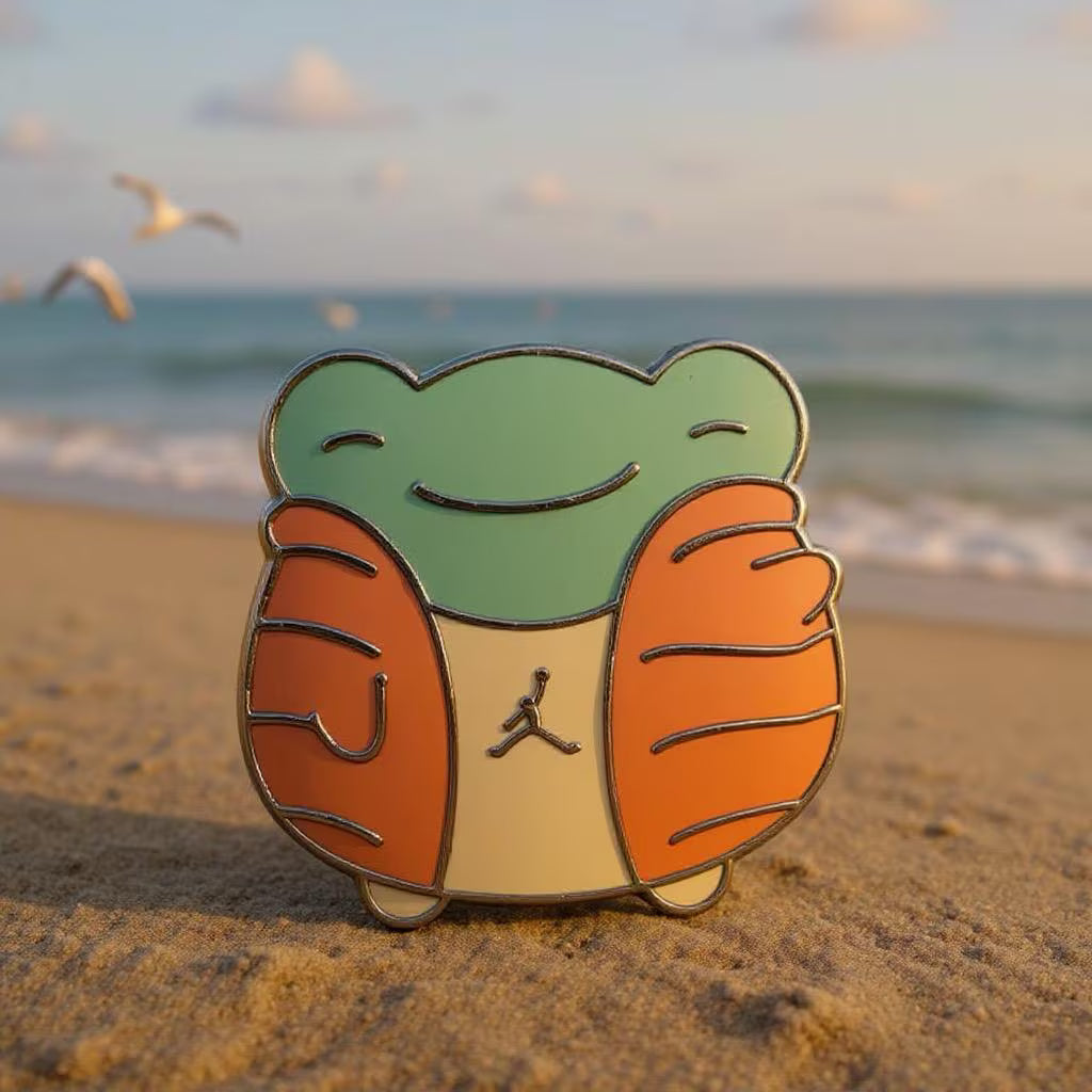 Frog Dilemma Set, frog enamel pin