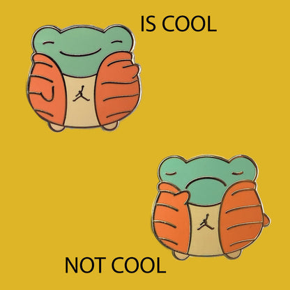 Frog Dilemma Set, frog enamel pin