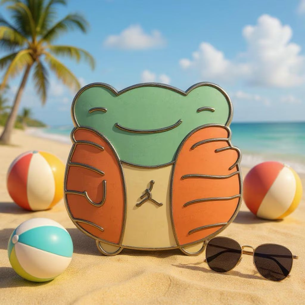 Frog Dilemma Set, frog enamel pin