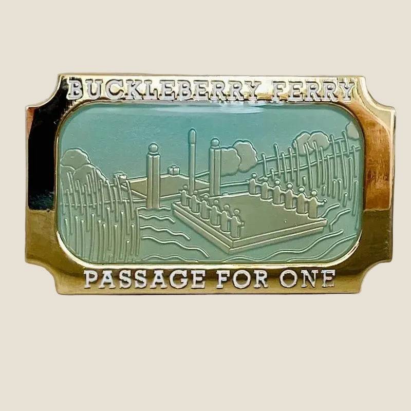 Ferry Ticket, LOTR enamel pin