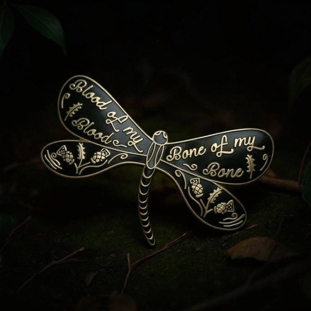 Dragonfly Promise, Outlander enamel pin