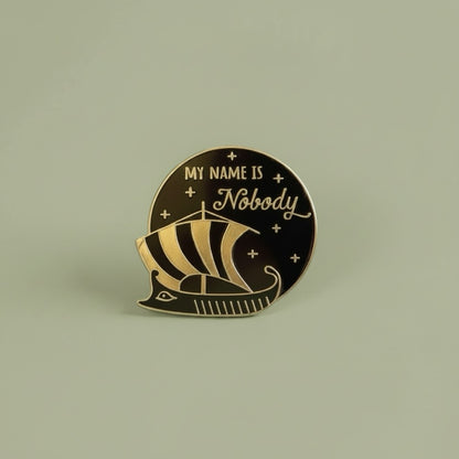 The Odyssey. My Name is Nobody, literary enamel pin