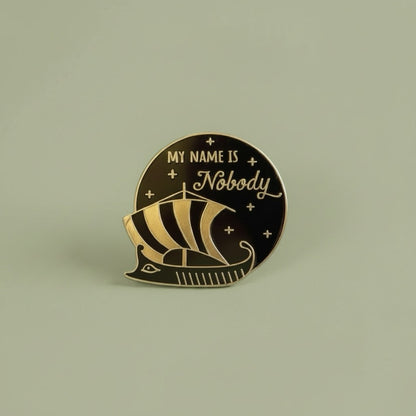 The Odyssey. My Name is Nobody, literary enamel pin