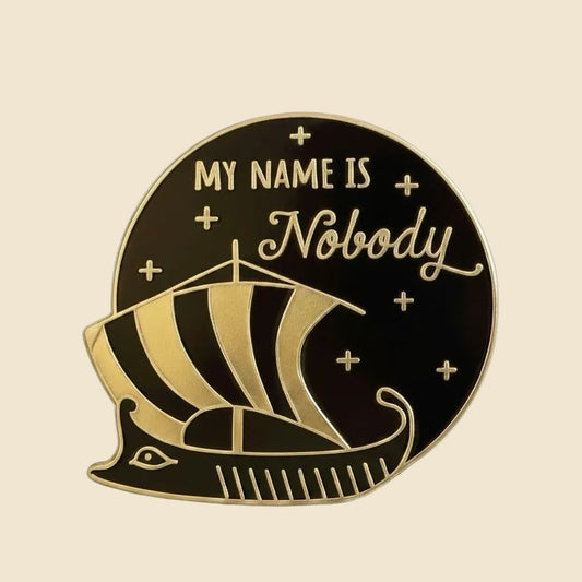 The Odyssey. My Name is Nobody, literary enamel pin