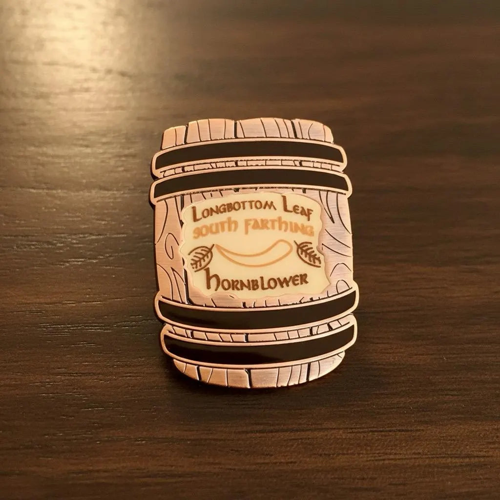 Longbottom Leaf Barrel, LOTR enamel pin