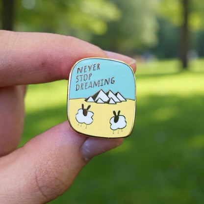 The Alchemist, literary enamel pin