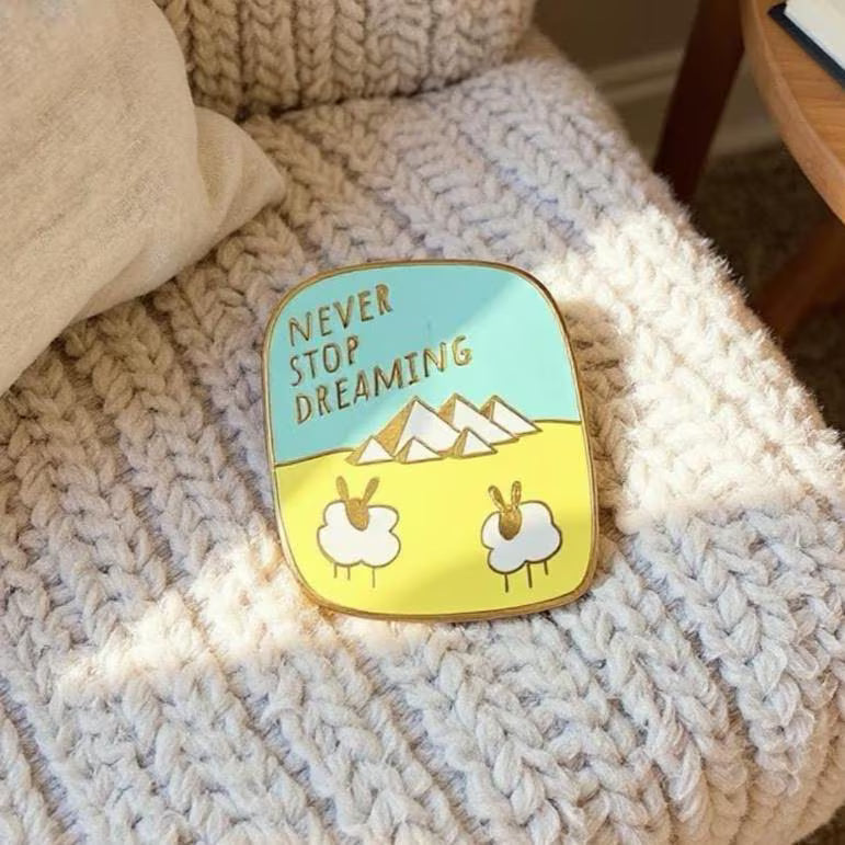 The Alchemist, literary enamel pin