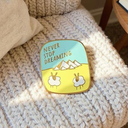 The Alchemist, literary enamel pin