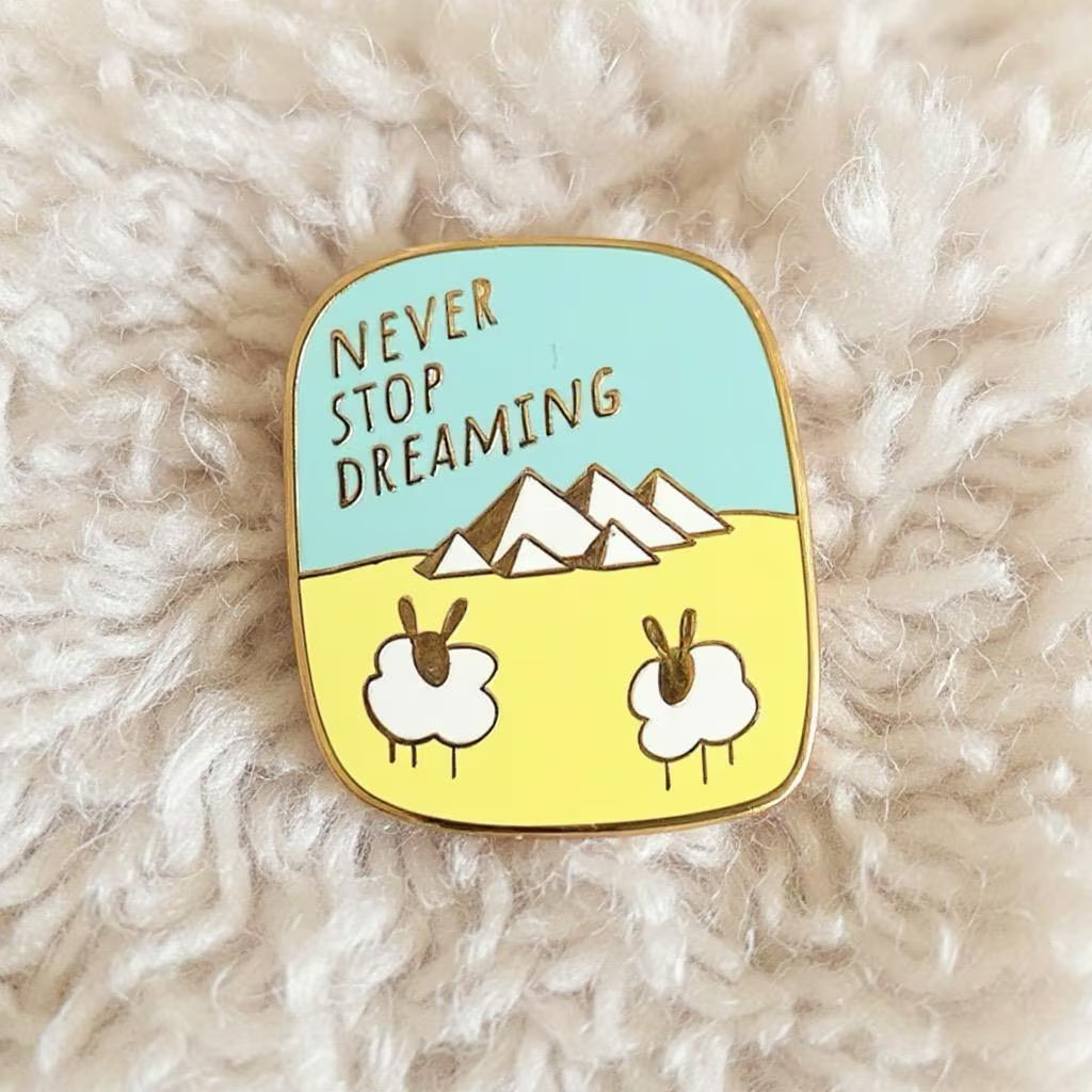 The Alchemist, literary enamel pin