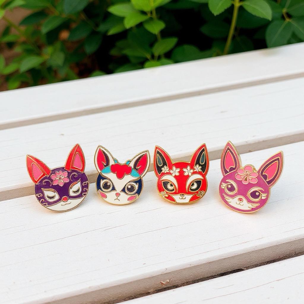 Four Animal Mask Set