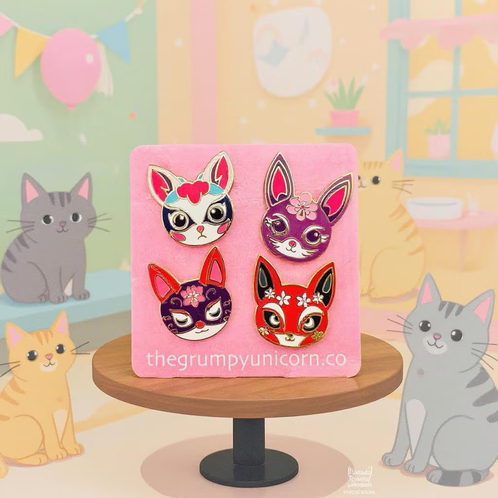 Four Animal Mask Set
