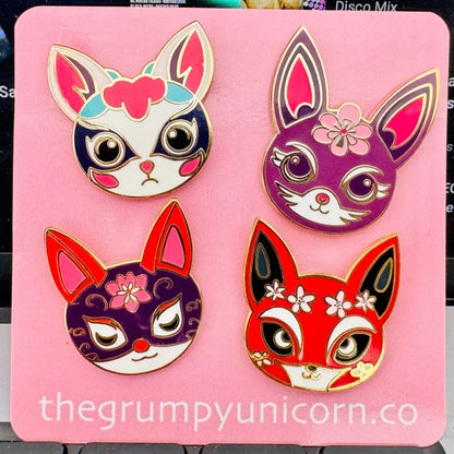 Four Animal Mask Set