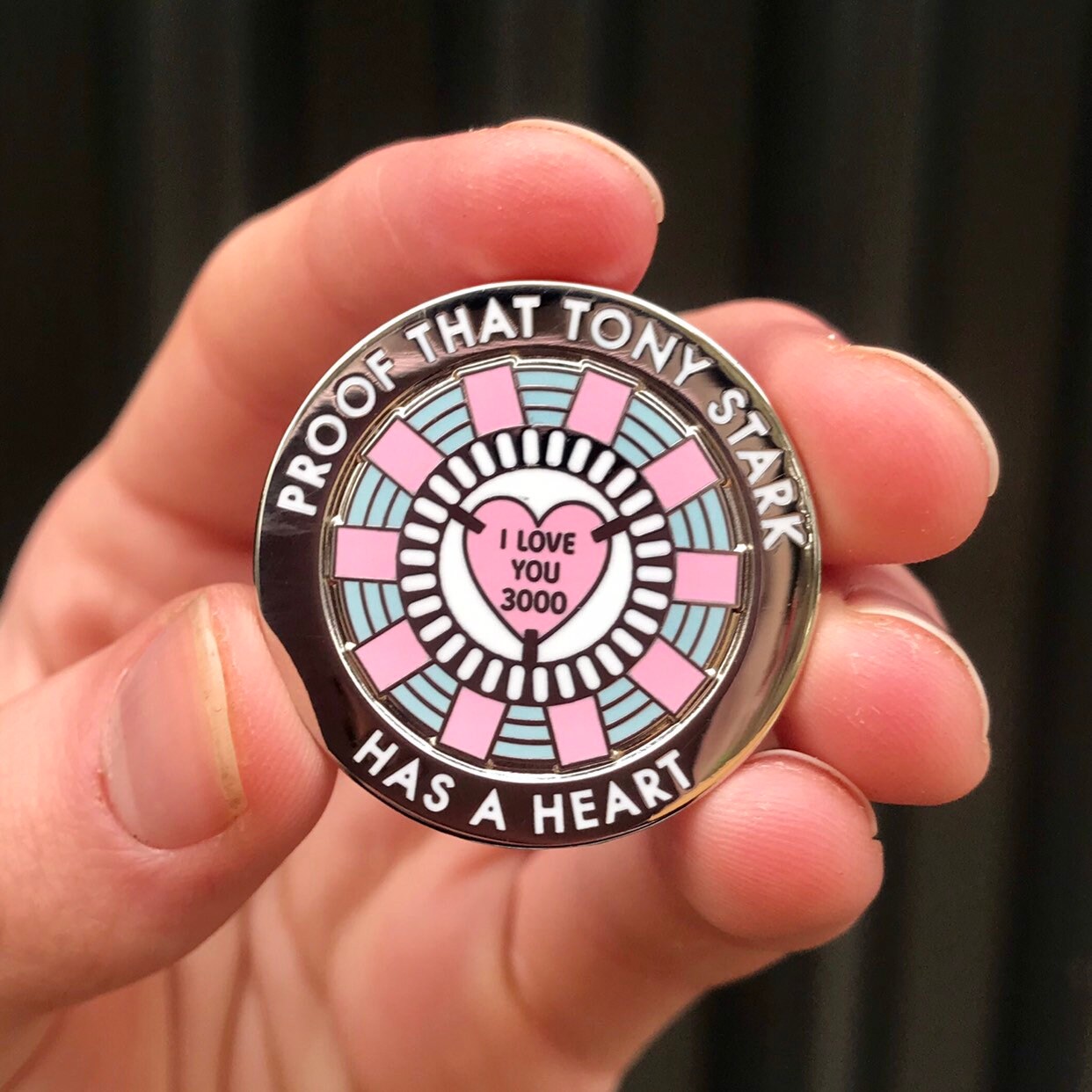 The Arc Reactor 3000, Marvel enamel pin