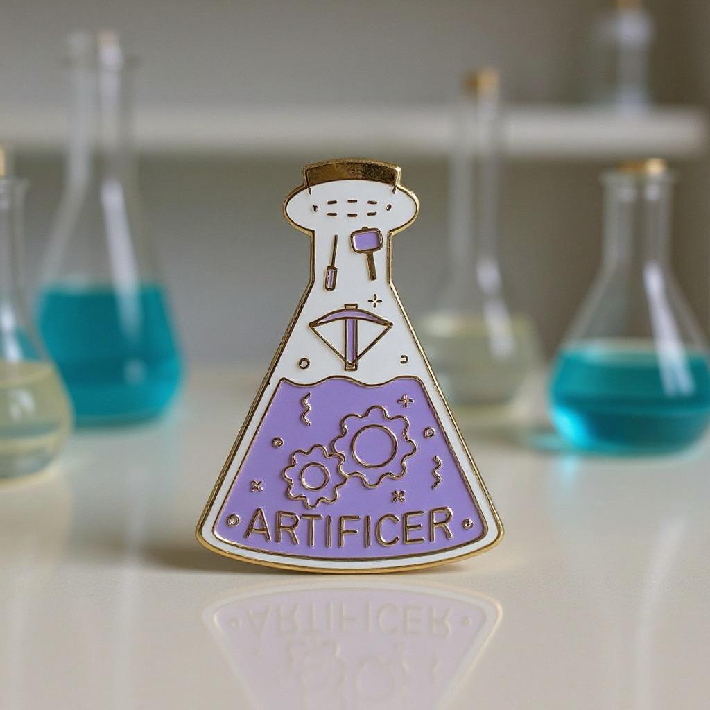 Artificer Vessel, D&D enamel pin