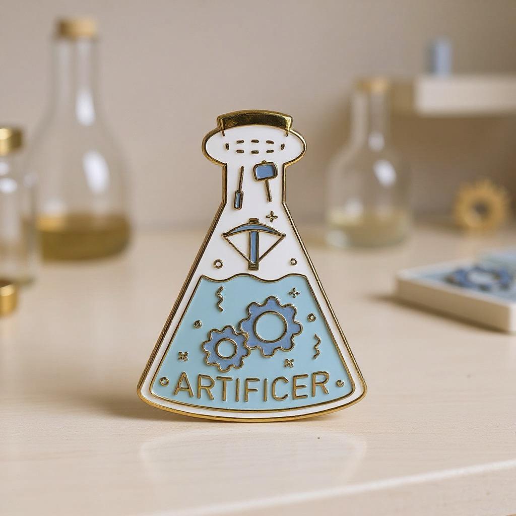 Artificer Vessel, D&D enamel pin
