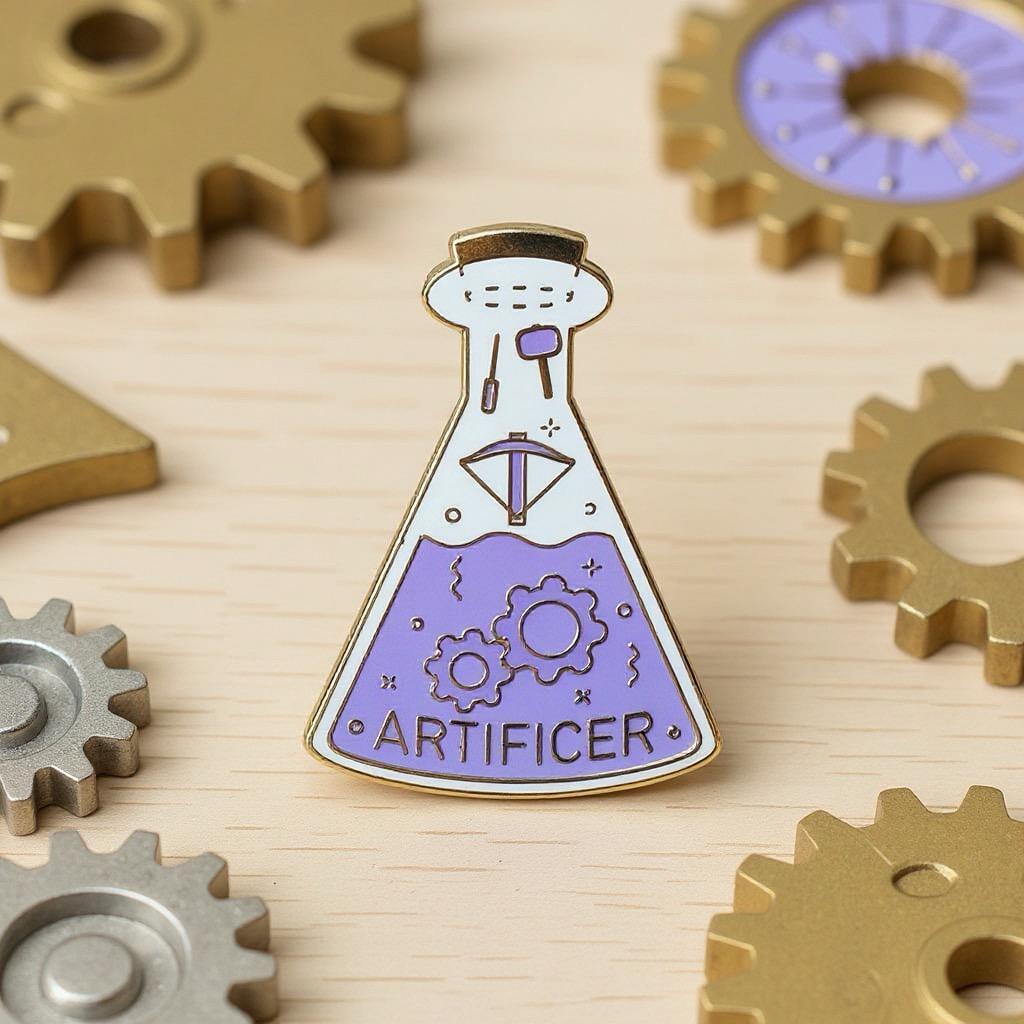 Artificer Vessel, D&D enamel pin