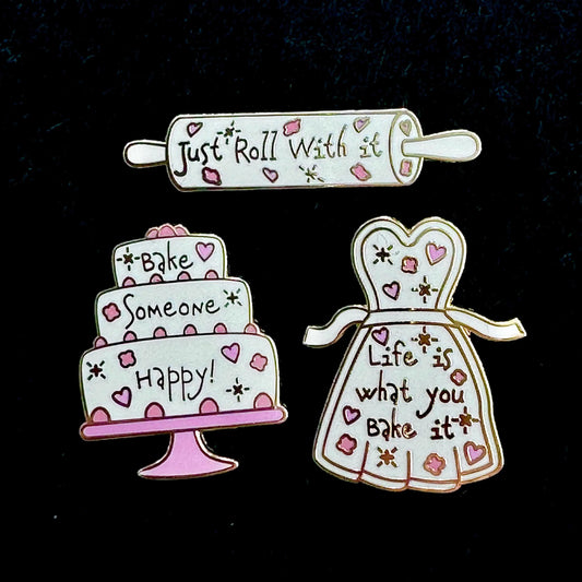 Whimsical Baker Pin Set