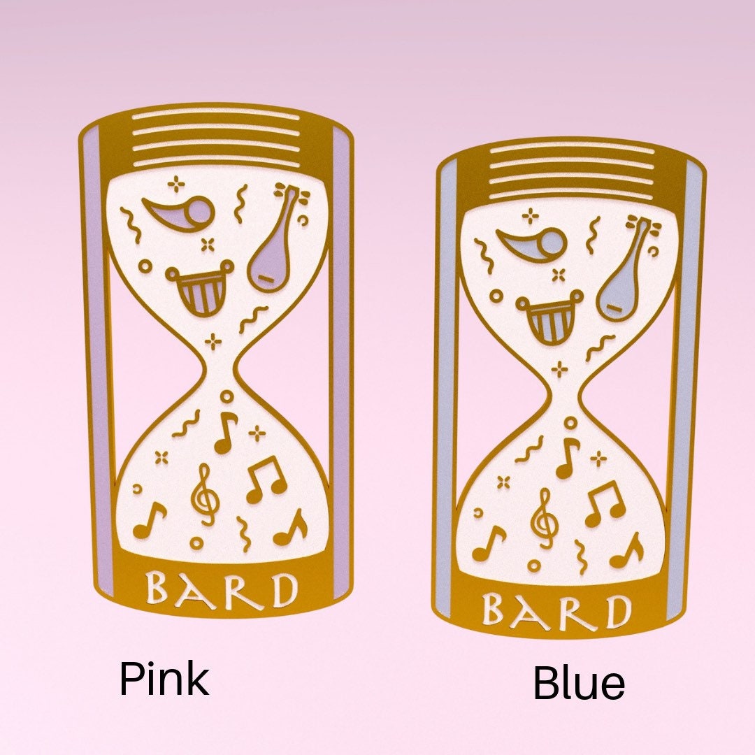 Bard Vessel, D&D enamel pin