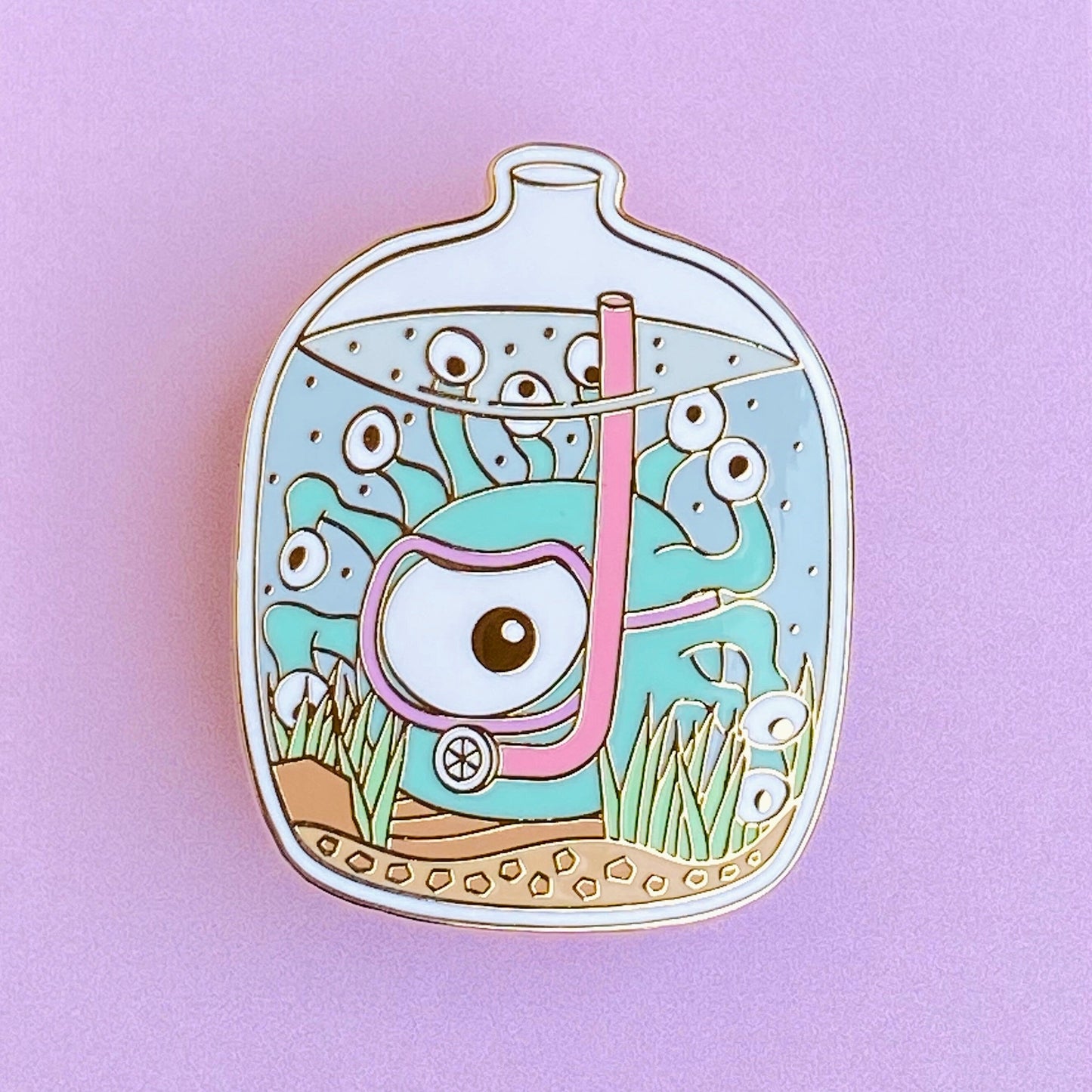 Beholder in a Jar, D&D enamel pin