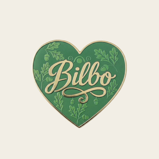 Bilbo Heart, LOTR enamel pin