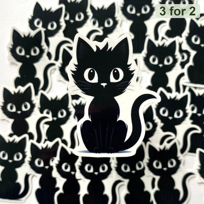 Black Cat Sticker