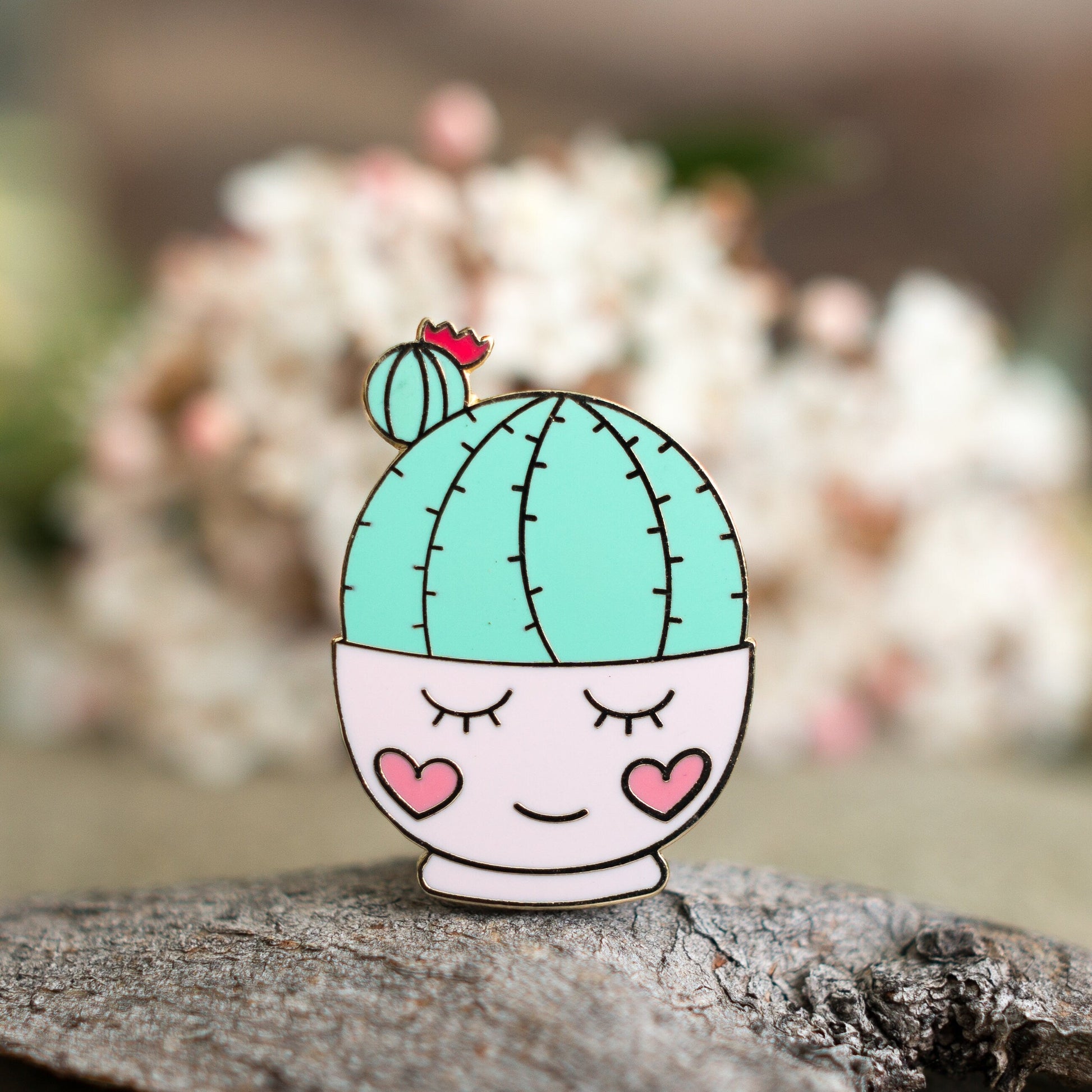 Cactus, enamel pin
